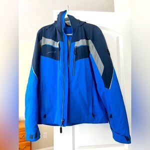 Mens Obermeyer Chroma Insulated Ski Jacket Blue Size Medium